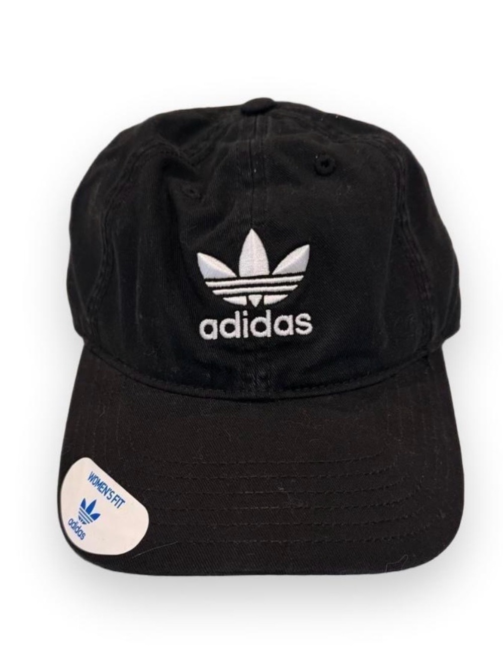 adidas unisex Black Trefoil Baseball Cap NWT